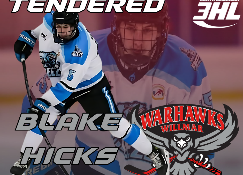 HICKS TENDERS WITH THE WARHAWKS