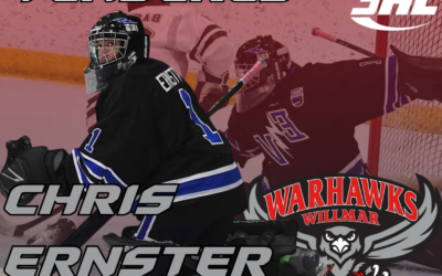 ERNSTER TENDERS WITH THE WARHAWKS